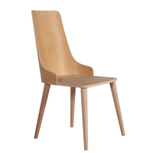 Chaise contemporaine - P-209  - Papelci - d'intérieur / en contreplaqué / avec piètement en bois