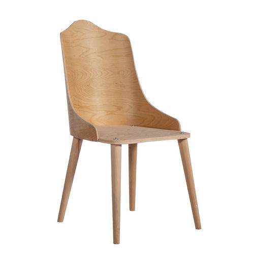 Chaise contemporaine - P-220 - Papelci - d'intérieur / en contreplaqué / avec piètement en bois