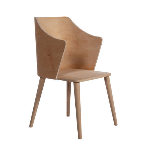 Chaise contemporaine - P-223 - Papelci - d'intérieur / en contreplaqué / avec piètement en bois