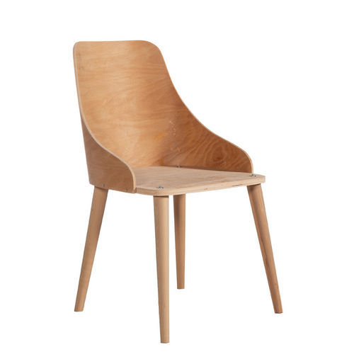 Chaise contemporaine - P-230 - Papelci - d'intérieur / en contreplaqué / avec piètement en bois