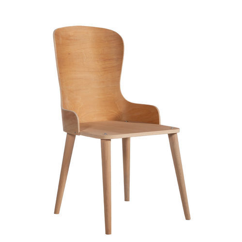 Chaise contemporaine - P-232 - Papelci - d'intérieur / en contreplaqué / avec piètement en bois