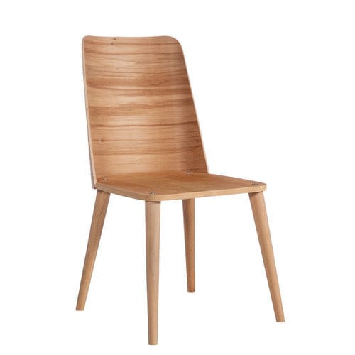 Chaise contemporaine - P-236 - Papelci - d'intérieur / en contreplaqué / avec piètement en bois