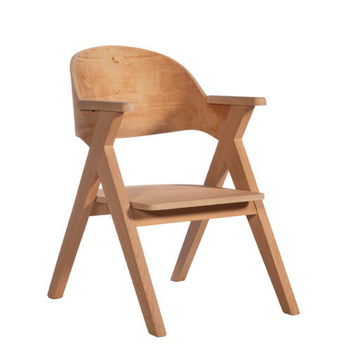 Chaise contemporaine - P-241 - Papelci - d'intérieur / en contreplaqué / avec piètement en bois