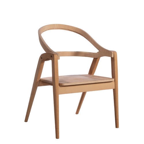 Chaise contemporaine - P-252 - Papelci - d'intérieur / en contreplaqué / en bois courbé