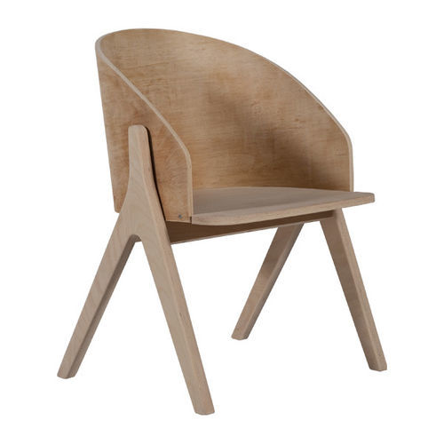 Chaise contemporaine - P-342 - Papelci - en contreplaqué / avec piètement en bois / 4 pieds