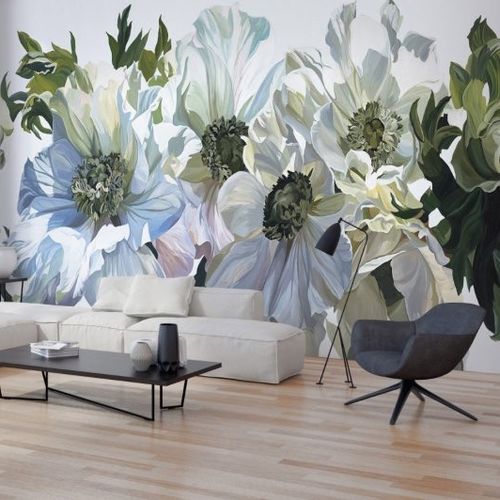 Papier peint contemporain - ERSILIA MODULAR - ABSOLUTA COLLECTION - en fibre de cellulose / en textile non-tissé / en fibre naturelle
