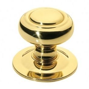 Bouton de porte contemporain - 117/1V - cadap - en laiton