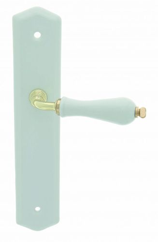 Poignée pour porte - POLON - cadap - en zamak / en porcelaine / contemporaine