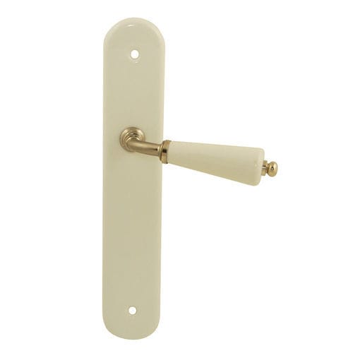 Poignée pour porte - DIMON - cadap - en zamak / en porcelaine / contemporaine