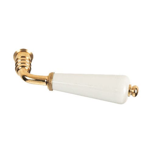 Poignée pour porte - BERYL - cadap - en laiton / en porcelaine / contemporaine
