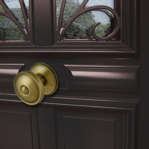 Bouton de porte contemporain - 128/15V - cadap - en laiton