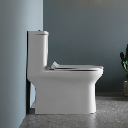 Toilette à poser - HDC6328 - Huida Sanitary Ware Co., Ltd. - en céramique / résidentielle / carrée