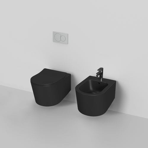 Toilette suspendue - HDC527WH - Huida Sanitary Ware Co., Ltd. - en céramique / résidentielle / allongée