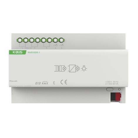 Variateur de lumière sur rail DIN - KA/D 0103.1 - Guangzhou Video-Star Intelligent Corp., Ltd - pour installation domotique / KNX
