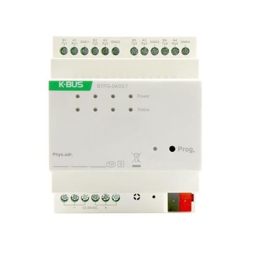 Module d'interface passerelle - Guangzhou Video-Star Intelligent Corp., Ltd - sur rail DIN / KNX / RS232