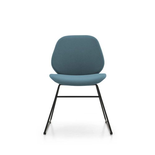 Chaise contemporaine - Yi - Foshan Orcco Furniture Co., Ltd. - d'intérieur / en tissu / avec piètement en acier