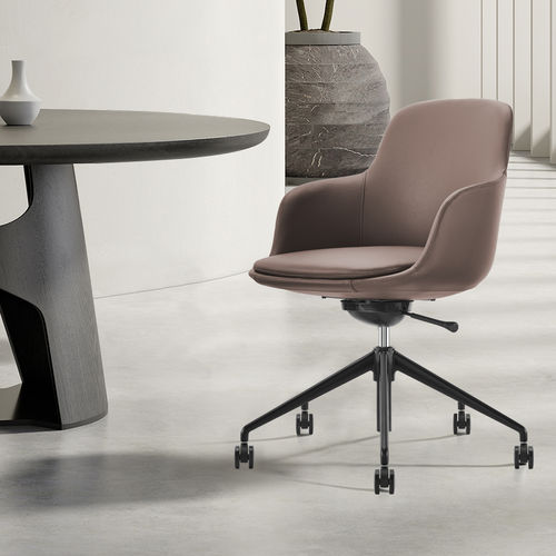 Chaise de conférence moderne - Lola 46C-07 - Foshan Orcco Furniture Co., Ltd. - d'intérieur / en cuir / en tissu
