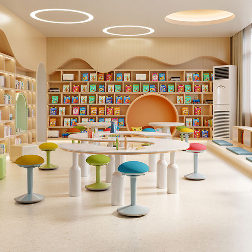 Tabouret de bureau contemporain - R22 - Foshan Orcco Furniture Co., Ltd. - en tissu / en plastique / avec piètement en plastique