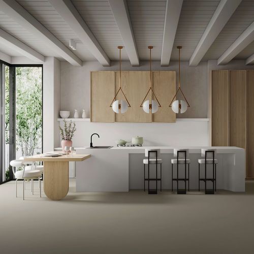 Plan de travail en porcelaine - OSCAR  - Guangdong Kito Ceramics Group Co., Ltd. - contract / de cuisine / blanc