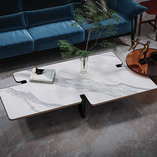Plateau de table en porcelaine - CALACATTA EXTRA  - Guangdong Kito Ceramics Group Co., Ltd. - antitache / professionnel / marron