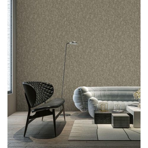 Papier peint contemporain - 1203 SERIES - ADAWALL - géométrique / aspect tissu / gris