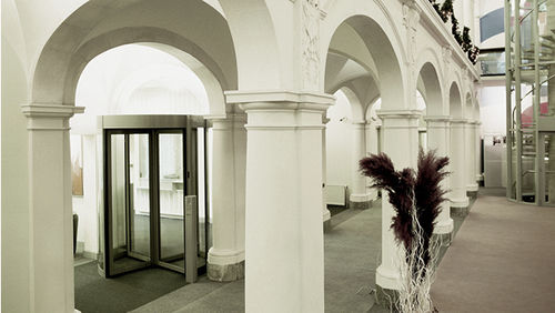 Porte d'entrée - TOURLOCK  - Boon Edam - en verre / battante / vitrée