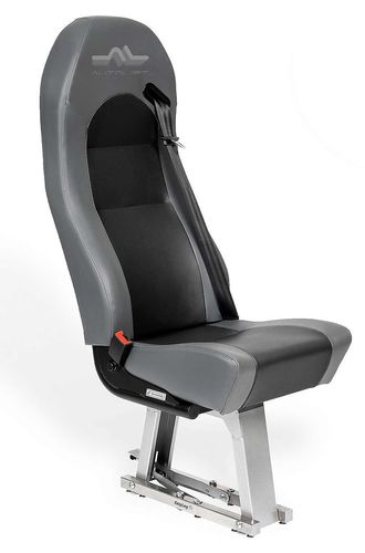 Chaise contemporaine - LINEA - AUTOLIFT Srl - d'intérieur / en tissu / avec piètement en métal laqué