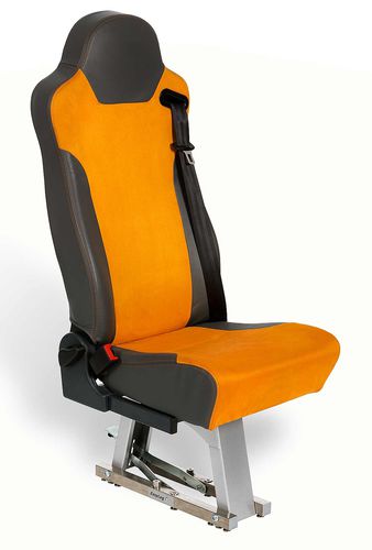Chaise contemporaine - SICOM 2 - AUTOLIFT Srl - d'intérieur / en tissu / avec piètement en métal laqué