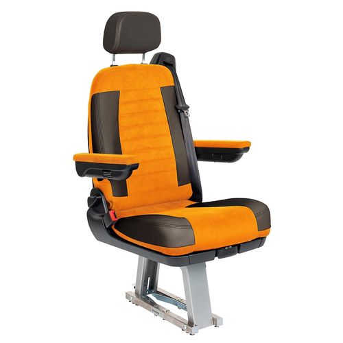 Chaise contemporaine - VANX - AUTOLIFT Srl - d'intérieur / en tissu / avec piètement en métal laqué