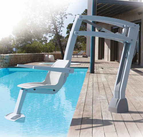 Lève-personne électrique - I-SWIM3 - AUTOLIFT Srl - hydraulique / à hauteur réglable / sur rail