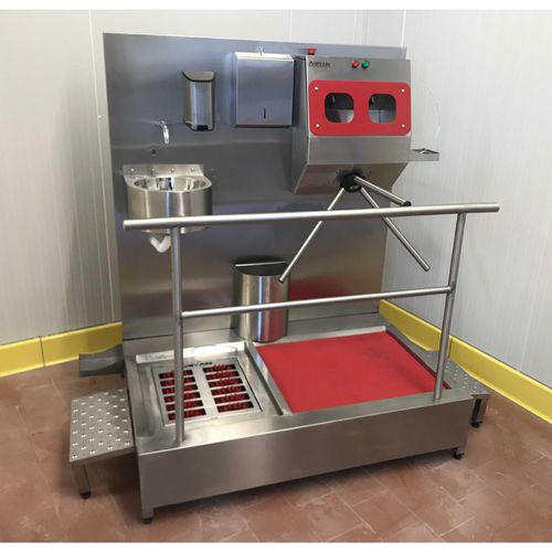 Station d'hygiène à hauteur variable - ART03 - ARITAN ENDÜSTRİYEL HİJYEN EKİPMANLARI SA - avec lave-semelles / avec lave-mains / avec pédiluve
