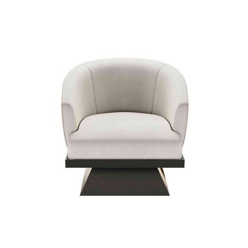 Fauteuil contemporain - MOA  - Hommés Studio - en tissu / personnalisable / fait main