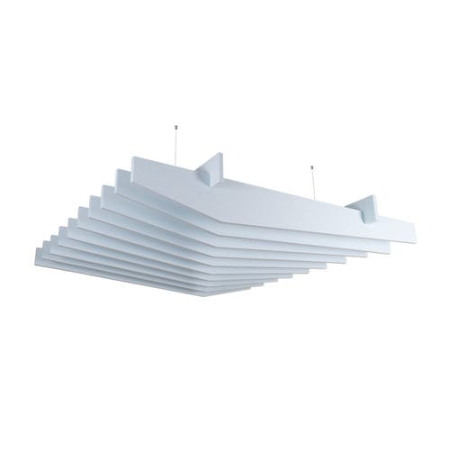 Baffle acoustique en PET - EDGE - Impact Acoustic - suspendu / rectangulaire / décoratif