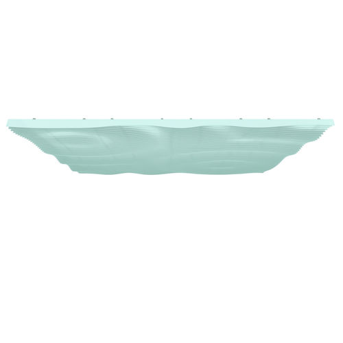 Baffle acoustique en PET - WAVE RIPPLE BESPOKE - Impact Acoustic - de plafond / rectangulaire / décoratif