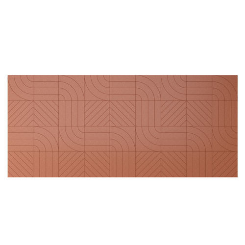 Panneau acoustique pour mur - FLOW - Impact Acoustic - en PET / rectangulaire / aspect bois