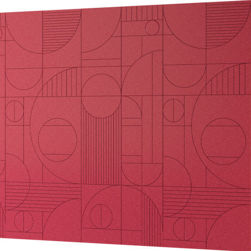 Panneau acoustique pour mur - BAU - Impact Acoustic - en PET / rectangulaire / aspect bois