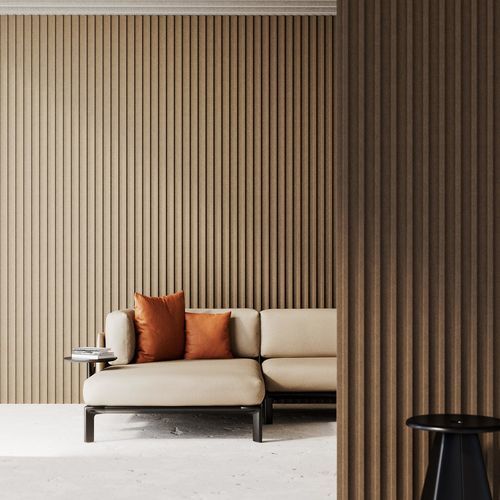 Panneau acoustique pour mur - TRACE - Impact Acoustic - mural / en polytéréphtalate d'éthylène / en feutre acoustique