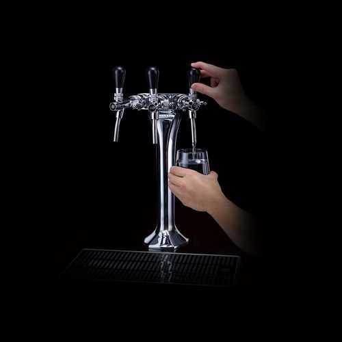 Mélangeur pour fontaine - U2 - borg&overstrom - à poser / en acier inoxydable / d'intérieur