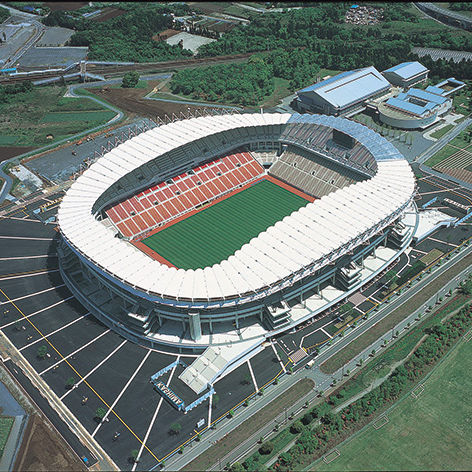 Membrane architecturale en tissu - FGT-800(KASHIMA SOCCER STUDIUM) - Chukoh Chemical Industries,Ltd. - en fibre de verre / en fluoropolymère / en tissu de verre enduit PTFE