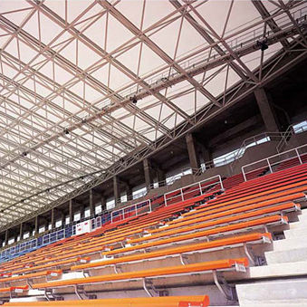 Membrane architecturale en tissu - FGT-800(STUDIUM IN FUKUOKA) - Chukoh Chemical Industries,Ltd. - en fibre de verre / en fluoropolymère / en PTFE