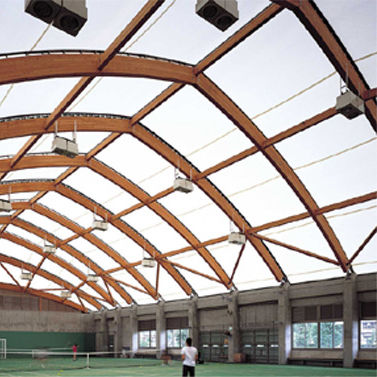 Membrane architecturale en tissu - HORIGANE JOUNEN DOME - Chukoh Chemical Industries,Ltd. - en fluoropolymère / en PTFE / en tissu de verre enduit PTFE