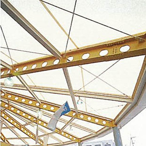 Membrane architecturale en tissu - FGT-800(DRIVE-IN HASHIDATE） - Chukoh Chemical Industries,Ltd. - en fluoropolymère / en PTFE / en tissu de verre enduit PTFE