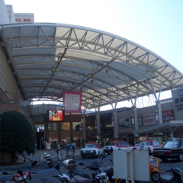 Membrane architecturale en tissu - FGT-800(AMU PLAZA NAGASAKI) - Chukoh Chemical Industries,Ltd. - en fluoropolymère / en PTFE / en tissu de verre enduit PTFE