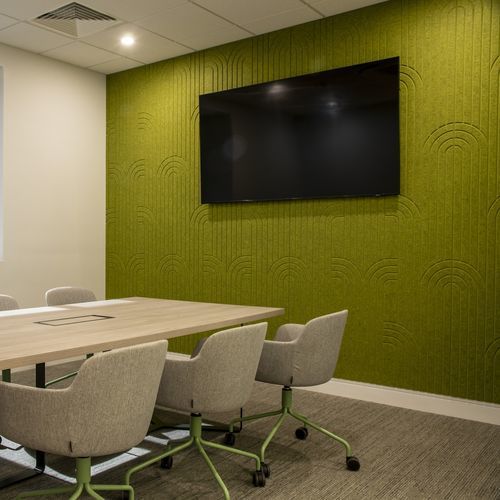Panneau acoustique pour mur - ETCH - The Acoustics Company SAS - en PET / géométrique / texturé