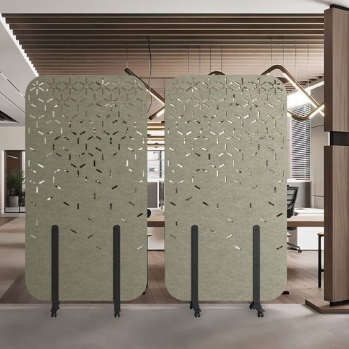 Panneau acoustique mobile - TROY - The Acoustics Company SAS - autoportant / en PET / aspect tissu