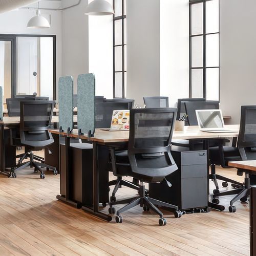 Panneau acoustique autoportant - HUSHPEEK - The Acoustics Company SAS - en PET / carré / aspect tissu