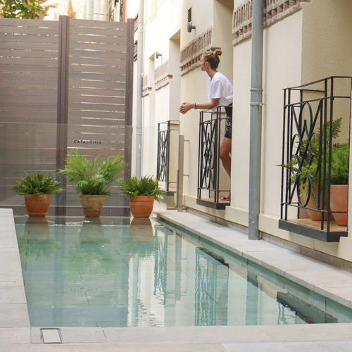 Piscine avec fond mobile - Yosemite - Poolconcept  - sur mesure / d'extérieur / d'intérieur