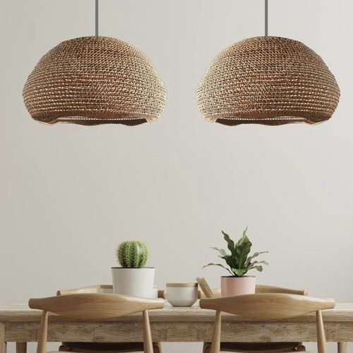 Suspension - LIGHT AMBER - My Bali Living - en tissu / en bambou / en rotin