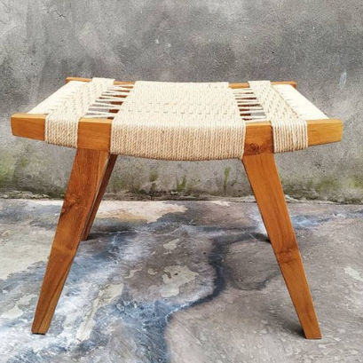 Tabouret classique - PARADISE COVE DANISH - My Bali Living - en teck / avec piètement en bois / professionnel