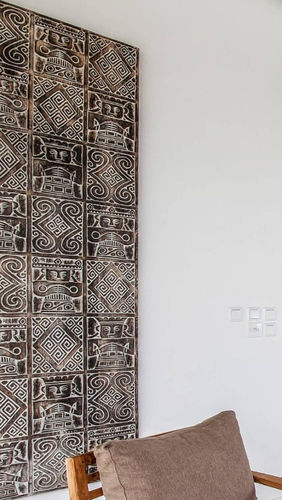 Panneau pour salle de bain - MOROCCAN - My Bali Living - pour mur / en bois / teck
